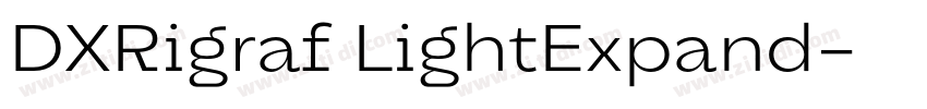 DXRigraf LightExpand字体转换 DXRigraf LightExpand字体转换